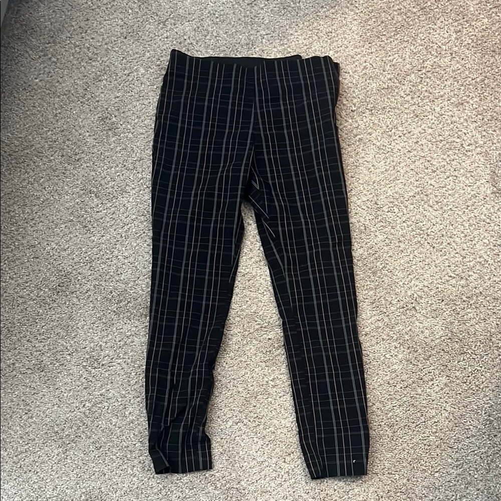 A New Day Black and White Plaid Pants